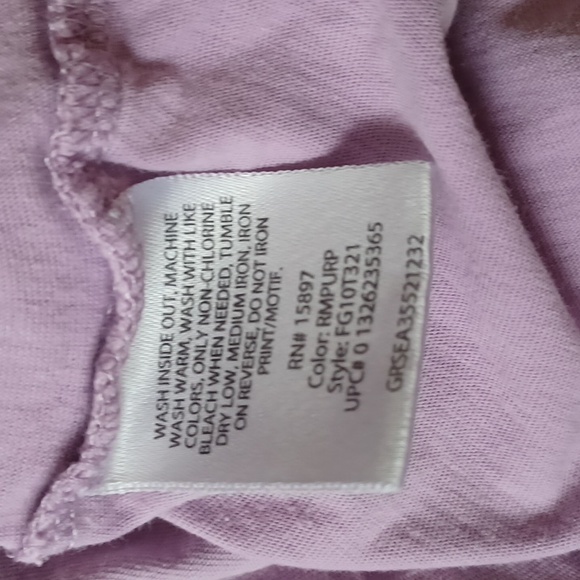 $4 Add-on Purple Pajama Tank Top - Size XS - Picture 6 of 6